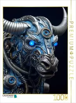 Calvendo B&uuml;ffel - ein Cyborg Tier in Verbindung mit Elementen des Steampunk