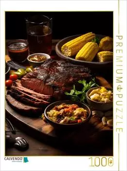 Calvendo Smoked Brisked vom Grill mit Maiskolben