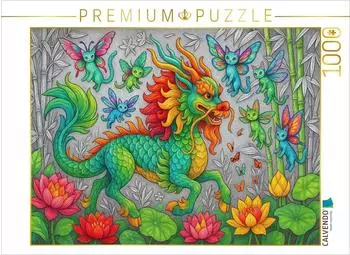 Calvendo Chinesischer Qilin und Libellenkatzen