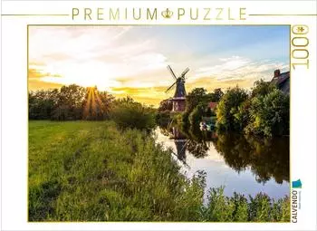 Calvendo Greetsieler Gr&uuml;ne M&uuml;hle im Sonnenuntergang