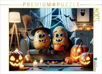Calvendo Gruselspa&szlig; auf der Couch: Kartoffeln feiern Halloween