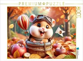Calvendo Herbstlicher Hochflug: Ein Hamster und sein luftiges Abenteuer