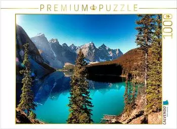 Calvendo Das beeindruckende Panorama &uuml;ber den Moraine Lake zeigt die ganze Sch&ouml;nheit der kanadischen Rocky Mountains