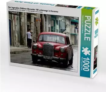 Calvendo Der legend&auml;re Oldtimer Mercedes 180 unterwegs in Havanna