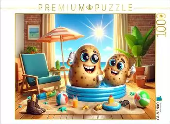 Calvendo Sommerspa&szlig; im Wohnzimmer: Kartoffeln im Planschbecken