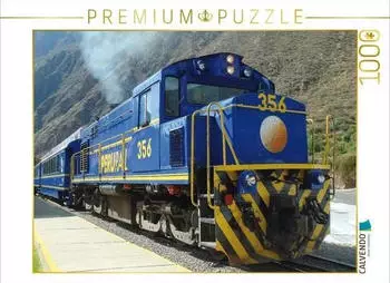 Calvendo Peru Rail Bahnhof Ollantaytambo, Schmalspur-Dieselbahn nach Machu Picchu