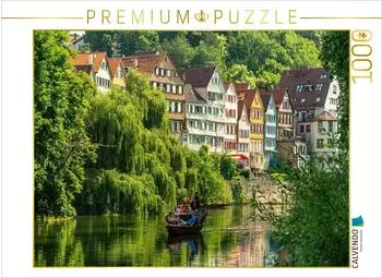 Calvendo Stocherkahnfahrt vor der historischen Altstadt T&uuml;bingens