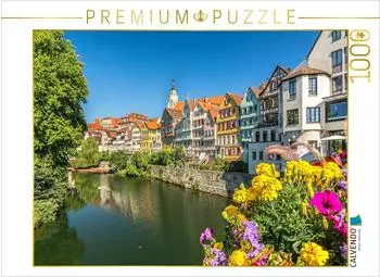 Calvendo Historische T&uuml;binger Neckarfront mit Blumenschmuck