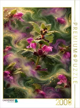 Calvendo Puzzle "Taubnessel in Liquid" 2000 Teile, 90&times;67cm