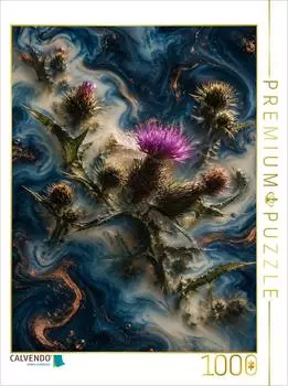 Calvendo Distel Foto-Puzzle, 1000 Teile, 64&times;48cm