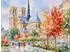 Calvendo Puzzle Blick auf die Kathedrale Notre-Dame de Paris, 1000 Teile, 64×48cm