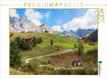Calvendo Puzzle "Herbstzauber in Partnun" 1000 Teile, 64&times;48cm
