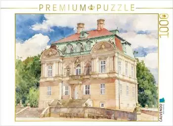 Calvendo Jagdschloss Eremitage Puzzle 1000 Teile, 64&times;48cm