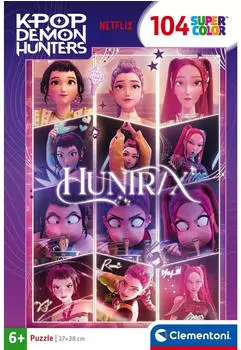 Clementoni K-Pop Demon Hunters Huntr/X Supercolor 104 pcs