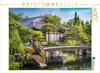 Calvendo Puzzle &bdquo;Eine Reise durch Japan | Gartenanlage in Himeji" 2000 Teile 90&times;67cm