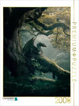 Calvendo Puzzle &bdquo;Drachen &ndash; Im Schatten des Weltenbaums" 2000 Teile, 90&times;67cm