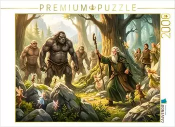 Calvendo Puzzle &bdquo;Ak f&uuml;hrt den Kampf gegen Awgwas | Santa Claus" 2000 Teile, 90&times;67cm