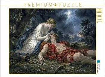 Calvendo Puzzle Aphrodite und Adonis, 1000 Teile, 64&times;48cm
