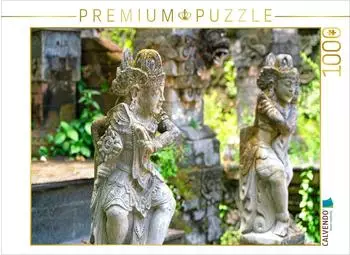Calvendo Tempelfiguren - Bali Puzzle 1000 Teile, 64&times;48cm