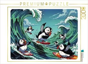 Calvendo Puzzle &bdquo;Mehr Puffin, mehr Spa&szlig;!" 2000 Teile, 90&times;67cm