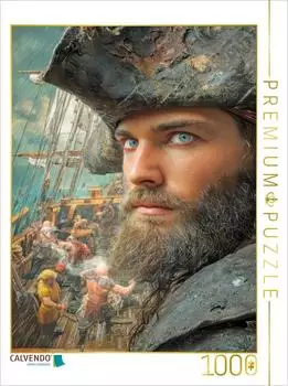 Calvendo Puzzle "Seefahrer und Piraten &ndash; Ein Piratenkapit&auml;n" 1000 Teile, 64&times;48cm