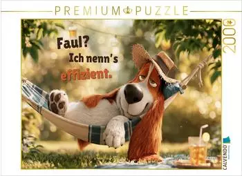 Calvendo Puzzle &bdquo;Faul? Ich nenn es effizient" 2000 Teile, 90&times;67cm