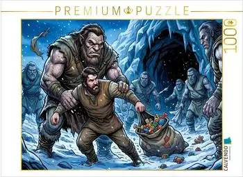 Calvendo Puzzle &bdquo;Die Awgwas rauben Claus und Spielzeug" 1000 Teile, 64&times;48cm