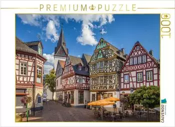 Calvendo Puzzle Historische Fachwerkh&auml;user am Marktplatz Idstein, 1000 Teile, 64&times;48cm