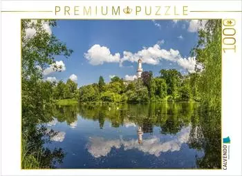 Calvendo Puzzle &bdquo;Weiher im Schlo&szlig;park Bad Homburg vor der H&ouml;he", 1000 Teile, 64&times;48cm