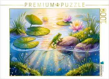 Calvendo Puzzle "Kaulquappe verwandelt sich zum Jungfrosch" 1000 Teile, 64&times;48cm