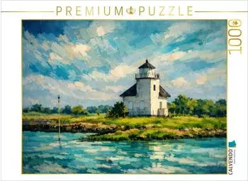 Calvendo Puzzle "Leuchtturm Juelssand" 1000 Teile, 64&times;48cm