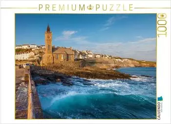 Calvendo Kirche am Kai in Porthleven, Cornwall, England &ndash; Puzzle 1000 Teile, 64&times;48cm