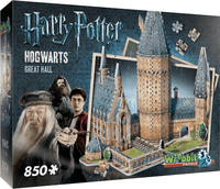 Wrebbit-3D Puzzles W3D-2014, Wrebbit-3D Puzzles Hogwarts Gro&szlig;e Halle Harry...