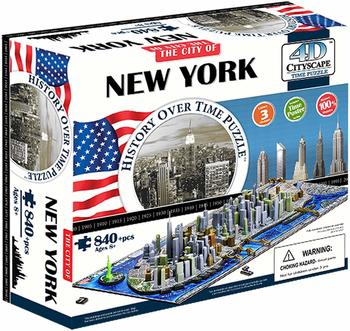 4D Cityscape Inc. New York Time Puzzle