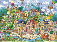 HEYE Puzzle "Happytown, Berman" Made in Europe