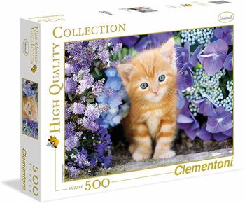 Clementoni Katze im Blumenmeer