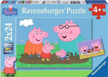 Ravensburger Peppa Pig - Glückliches Familienleben (2 x 24 Teile)