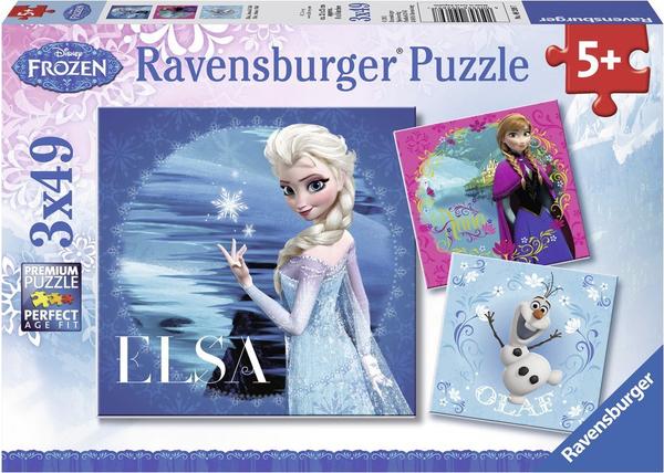 Ravensburger Frozen - Elsa, Anna & Olaf (3 x 49 Teile)