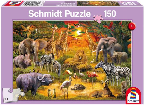 Schmidt-Spiele Tiere in Afrika, 150 Teile