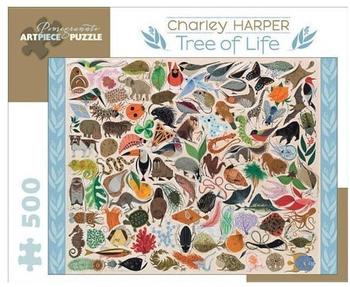 Pomegranate Charley Harper - Tree of Life (500 Teile)