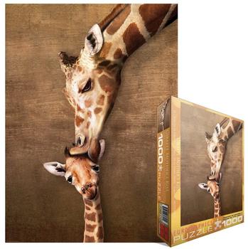 Eurographics Puzzles Giraffe - Kuss der Mutter (1.000 Teile)