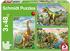 Schmidt-Spiele Standard 3 x 48 Teile Abenteuer mit den Dinosauriern