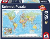 Schmidt Spiele Puzzle "Die Welt, 1500 Teile" Made in Europe