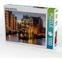 Calvendo Puzzle Hamburg - Speicherstadt 1000 Teile, 1000 Puzzleteile