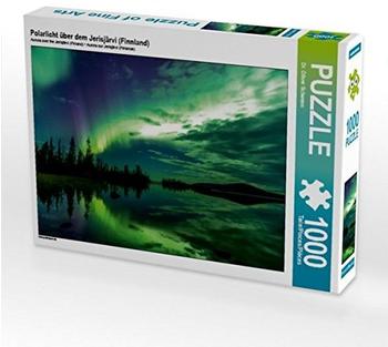 Calvendo Polarlicht über dem Jerisjärvi (Finnland) Puzzle