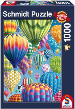 Schmidt-Spiele Bunte Ballone am Himmel, 1000 Teile
