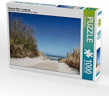 Calvendo Puzzle Weg zum MeerLangeoog 1000 Teile Lege-Größe 64 x 48 cm Foto-Puzzle Bild von Manuela Deigert