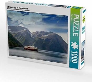 Calvendo Puzzle MS Nordkapp im Hjørundfjord 1000 Teile Lege-Größe 64 x 48 cm Foto-Puzzle Bild von Ralf Pfeiffer