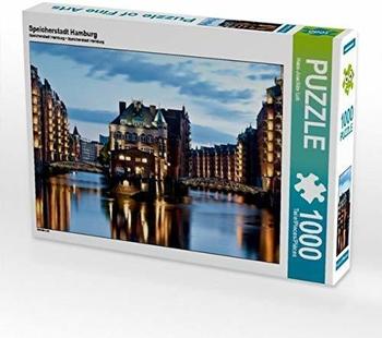 Calvendo Puzzle Speicherstadt Hamburg 1000 Teile Lege-Größe 64 x 48 cm Foto-Puzzle Bild von Hans-Joachim LOH