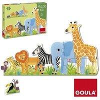 Goula Puzzle 53426 XXL Dschungel, 16 Teile, ab 2 Jahre